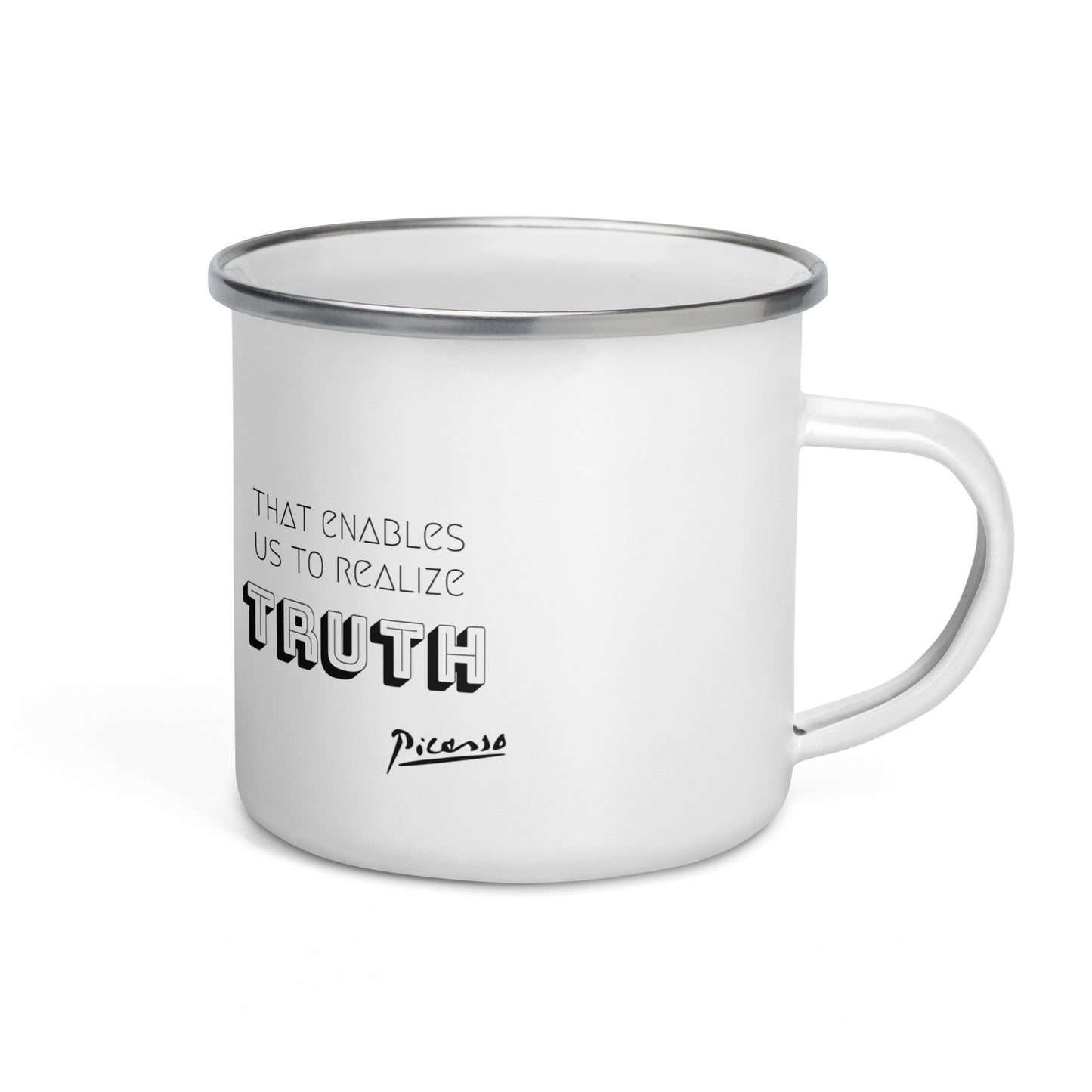The "Art is the lie that enables us to realize truth" Picasso Mug